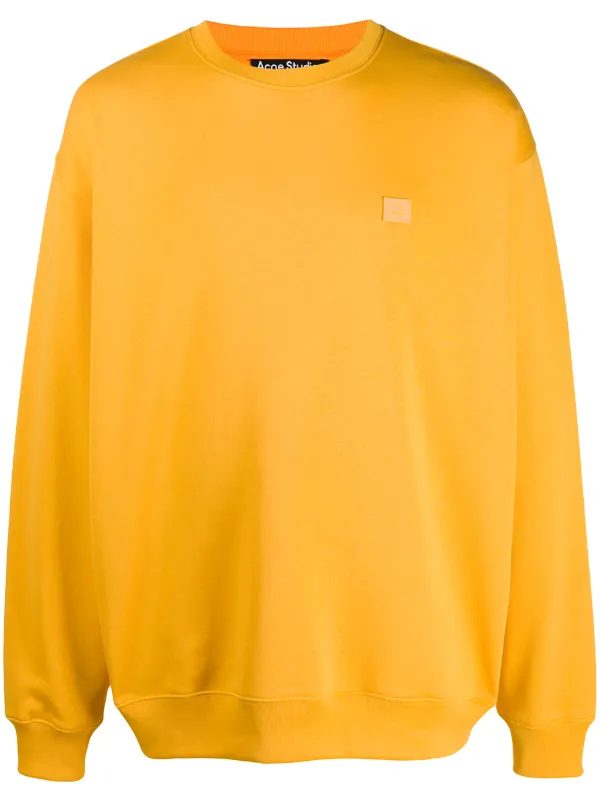 acne studios yellow hoodie