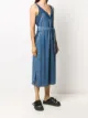 Diesel contrast-panel cropped denim jumpsuit