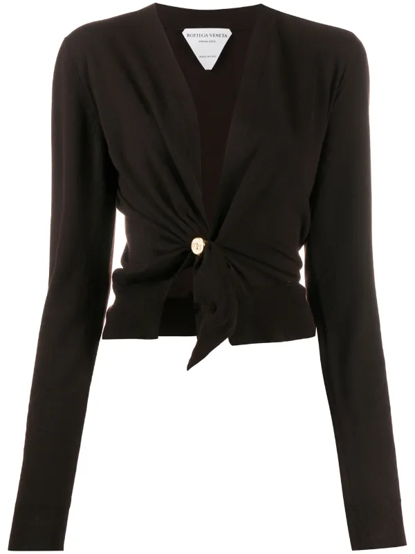 knotted cardigan