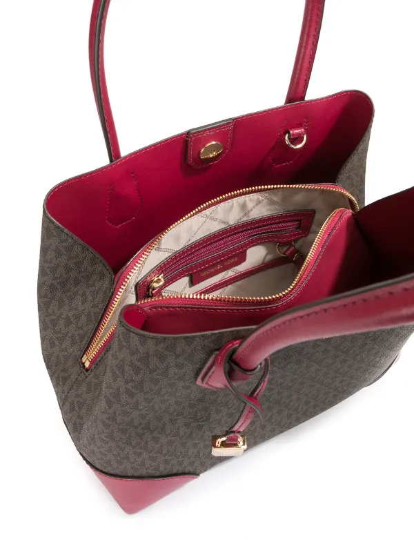 michael kors mercer gallery medium logo satchel
