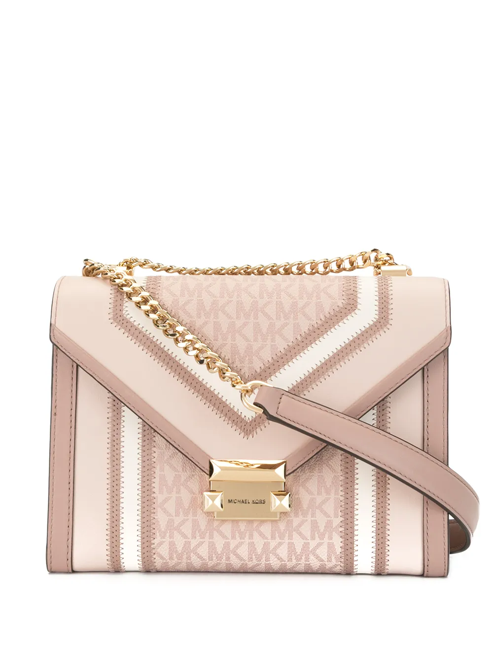 Michael Kors Large Whitney Logo Convertible Shoulder Bag Aw20 Farfetch Com
