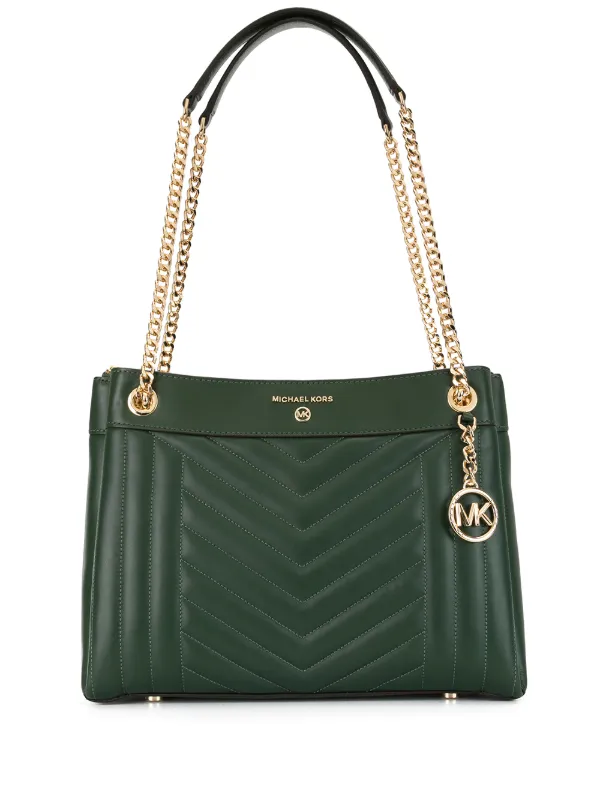 michael kors quilted shoulder bag