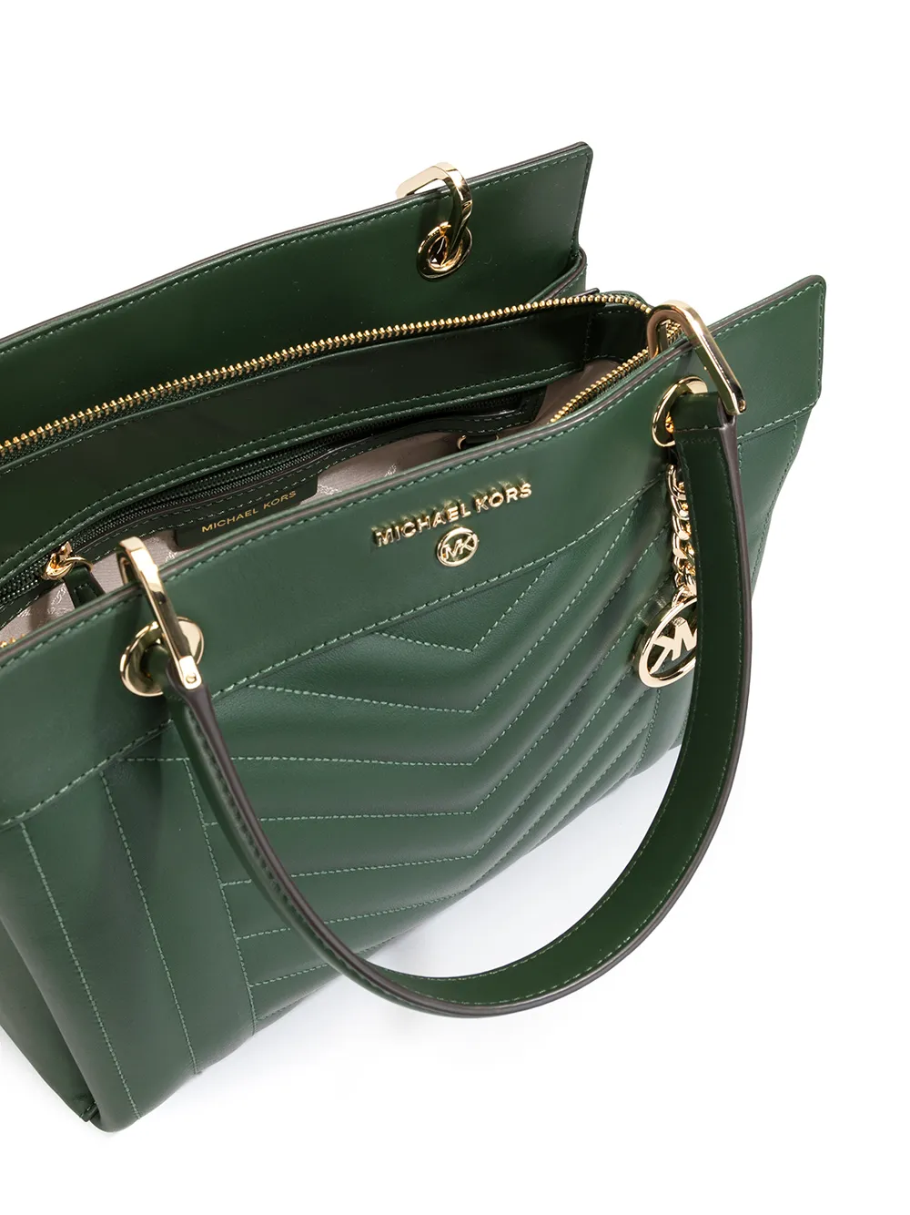 michael kors green handbag