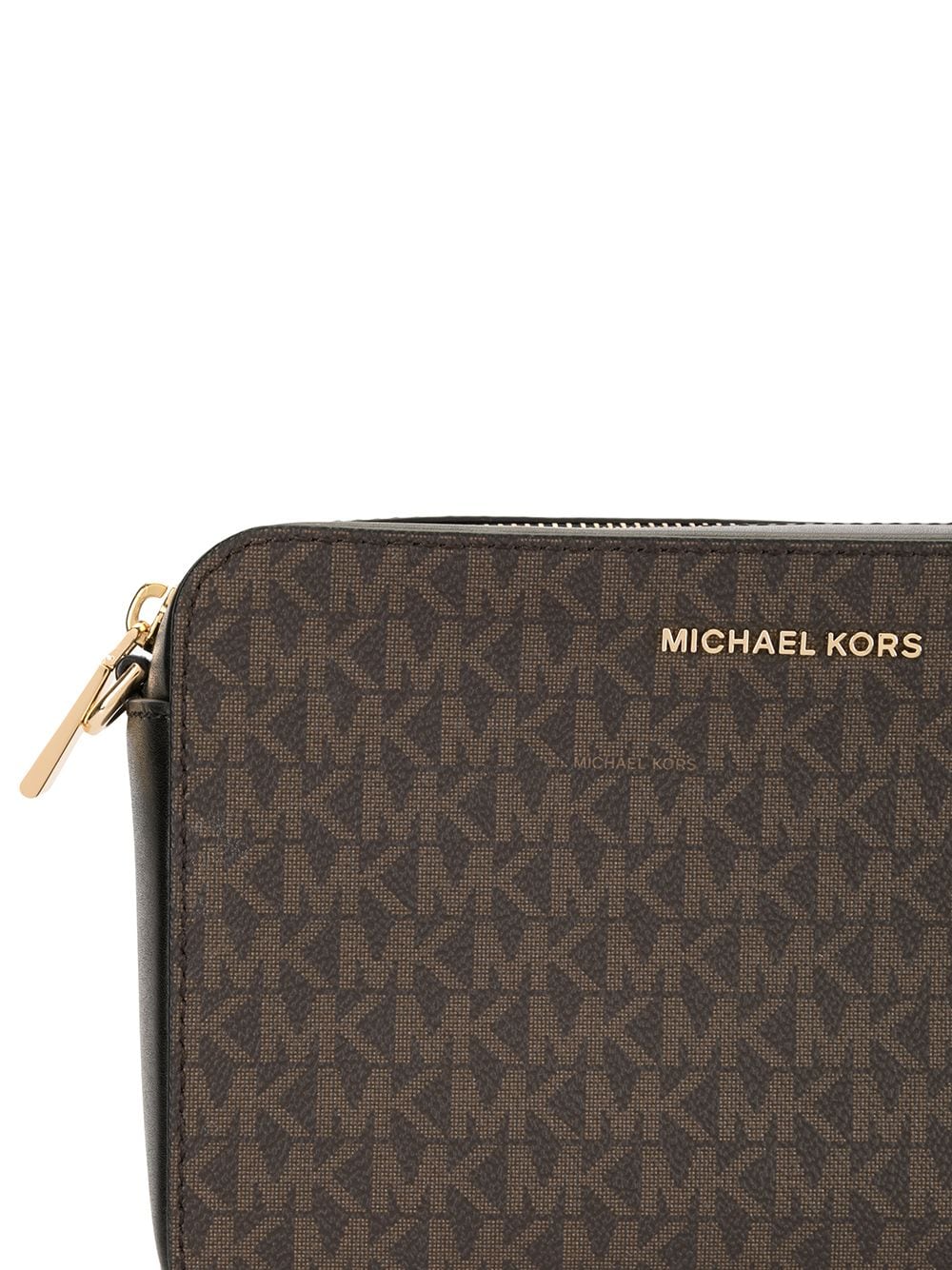 Shop Michael Kors Ginny Shoulder Bag In Brown