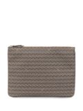 DELAGE Pochette Plate GM clutch bag - Brown