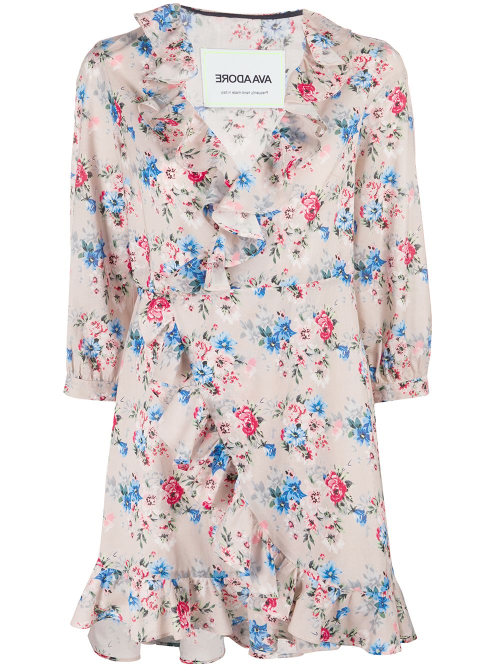 фото Ava adore floral wrap mini dress