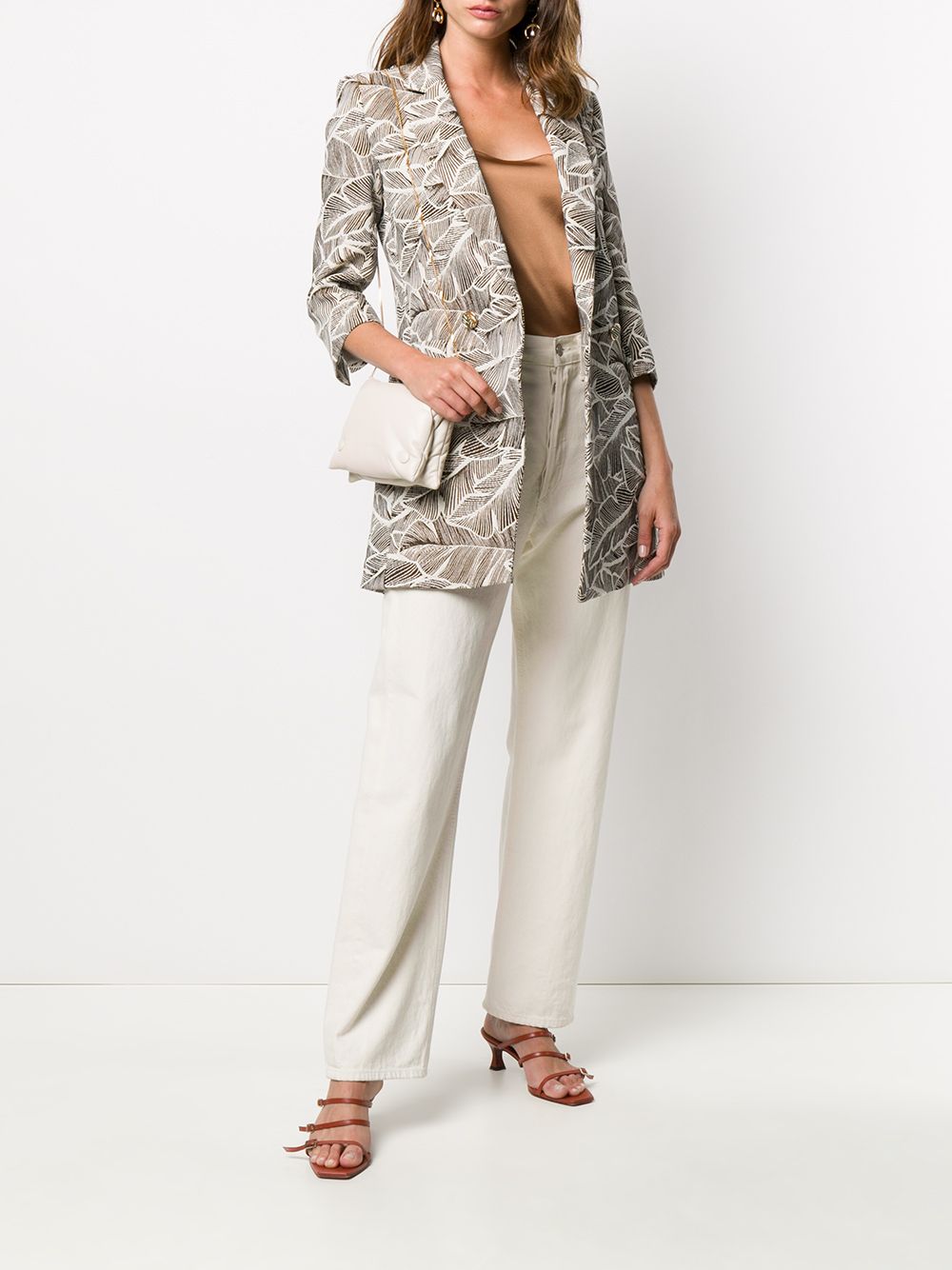 фото Ava adore foliage print blazer