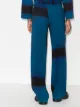 Orange Culture graphic tie waist trousers