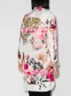 Salvatore Ferragamo floral-print long-line shirt