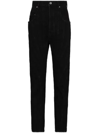 Mugler high waist panelled jeans 