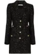 Image 1 of Alessandra Rich metallic tweed mini dress