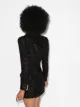 Alessandra Rich metallic tweed mini dress