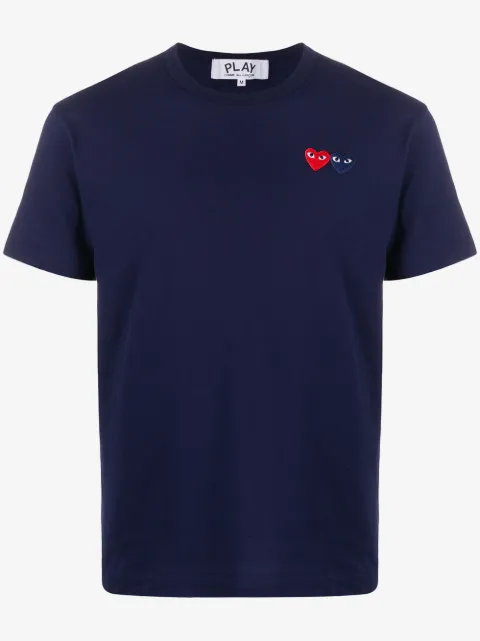 Comme Des Garçons Play heart patch short sleeve T-shirt