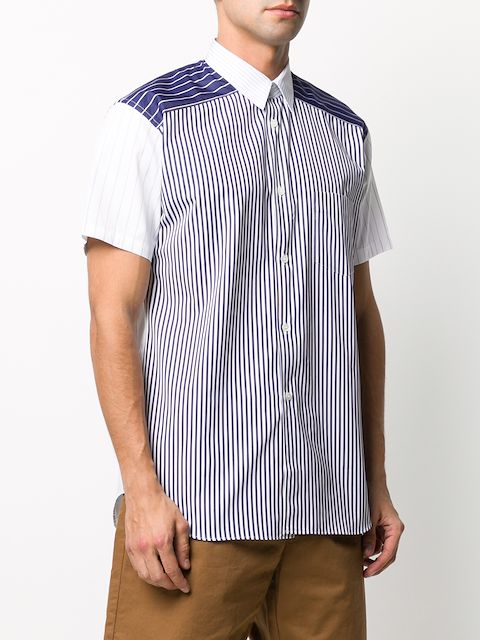 Comme Des Garçons Shirt 멀티 스트라이프 반소매 셔츠 - Farfetch