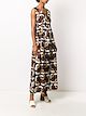 Altea Maxi-jurk met geometrische print