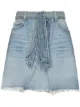 Image 1 of Givenchy belted denim mini skirt