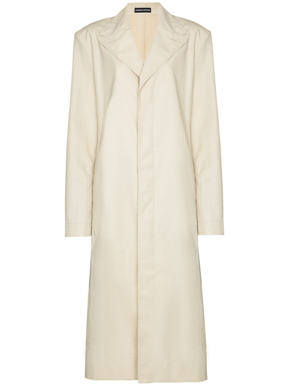 фото Kwaidan editions single-breasted trench coat