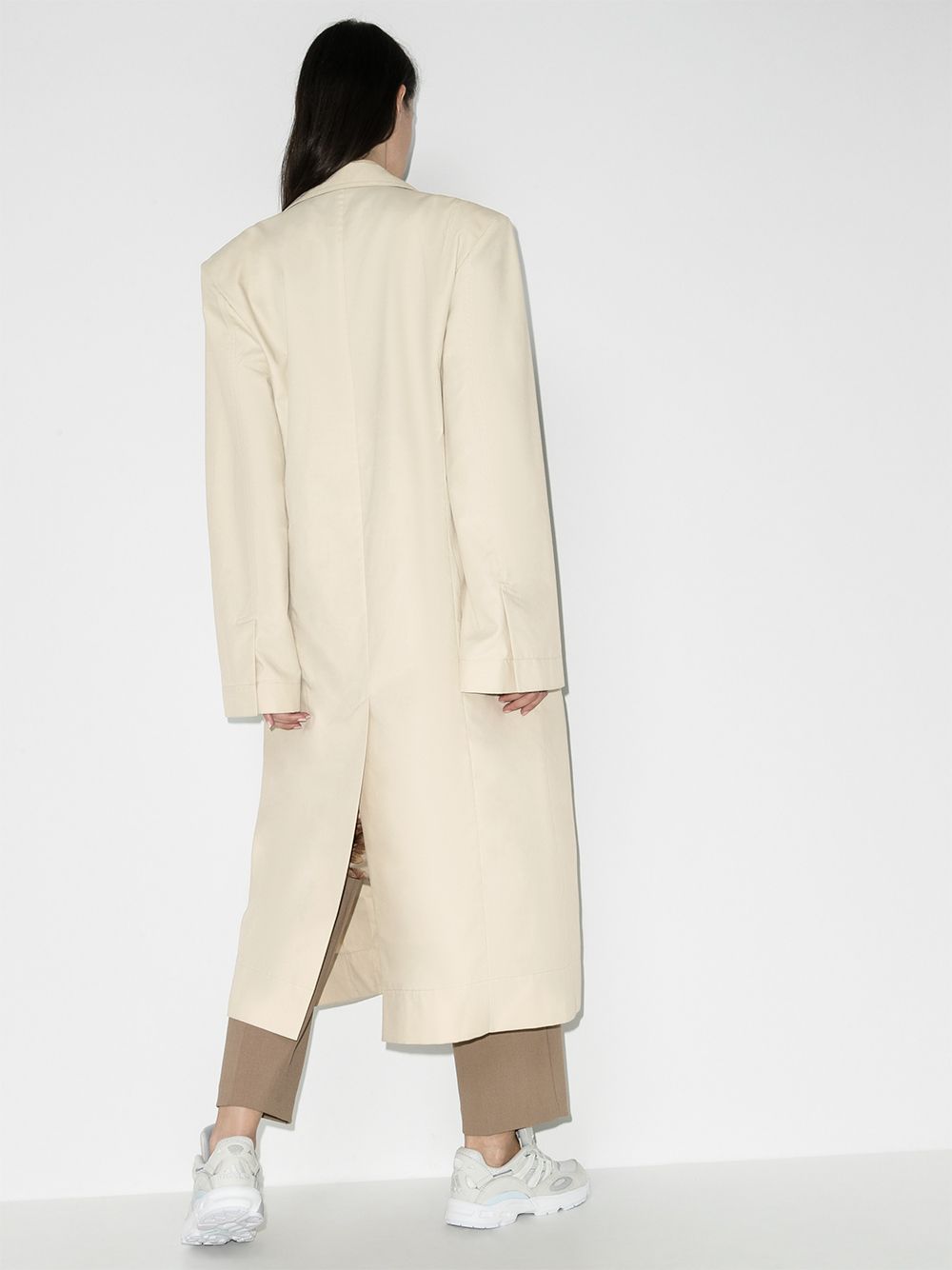 фото Kwaidan editions single-breasted trench coat