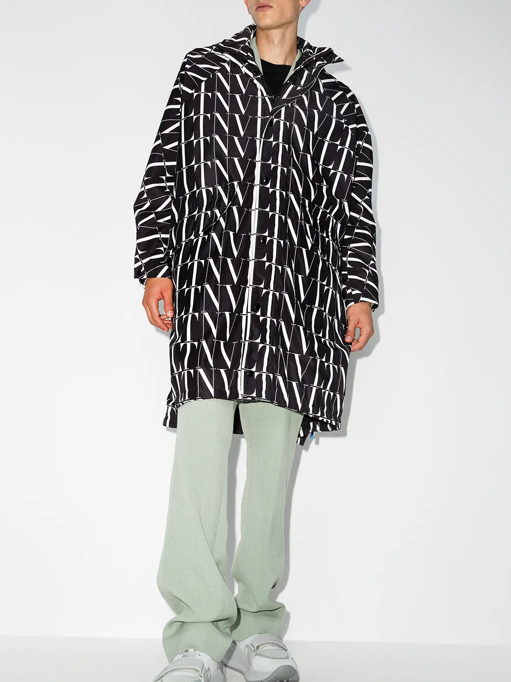 Bild 2 von Valentino Kapuzenjacke mit Logo-Print