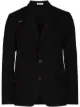 Image 1 of Alexander McQueen strap-detail single-breasted blazer