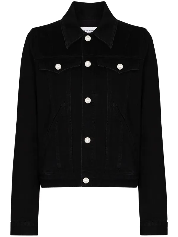 givenchy denim jacket black