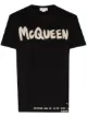 الصورة 1 من Alexander McQueen تيشيرت بشعار الماركة غرافيتي