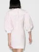 GANNI puff sleeve gingham dress