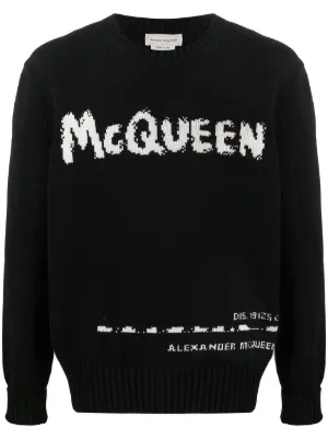 Alexander McQueen colour-block knitted jumper