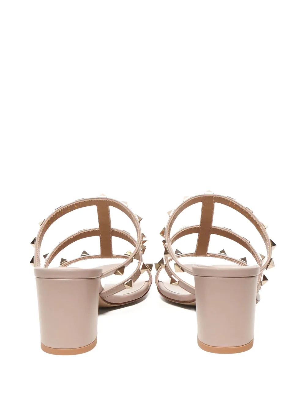 Valentino Garavani Rockstud 60mm sandalen Beige