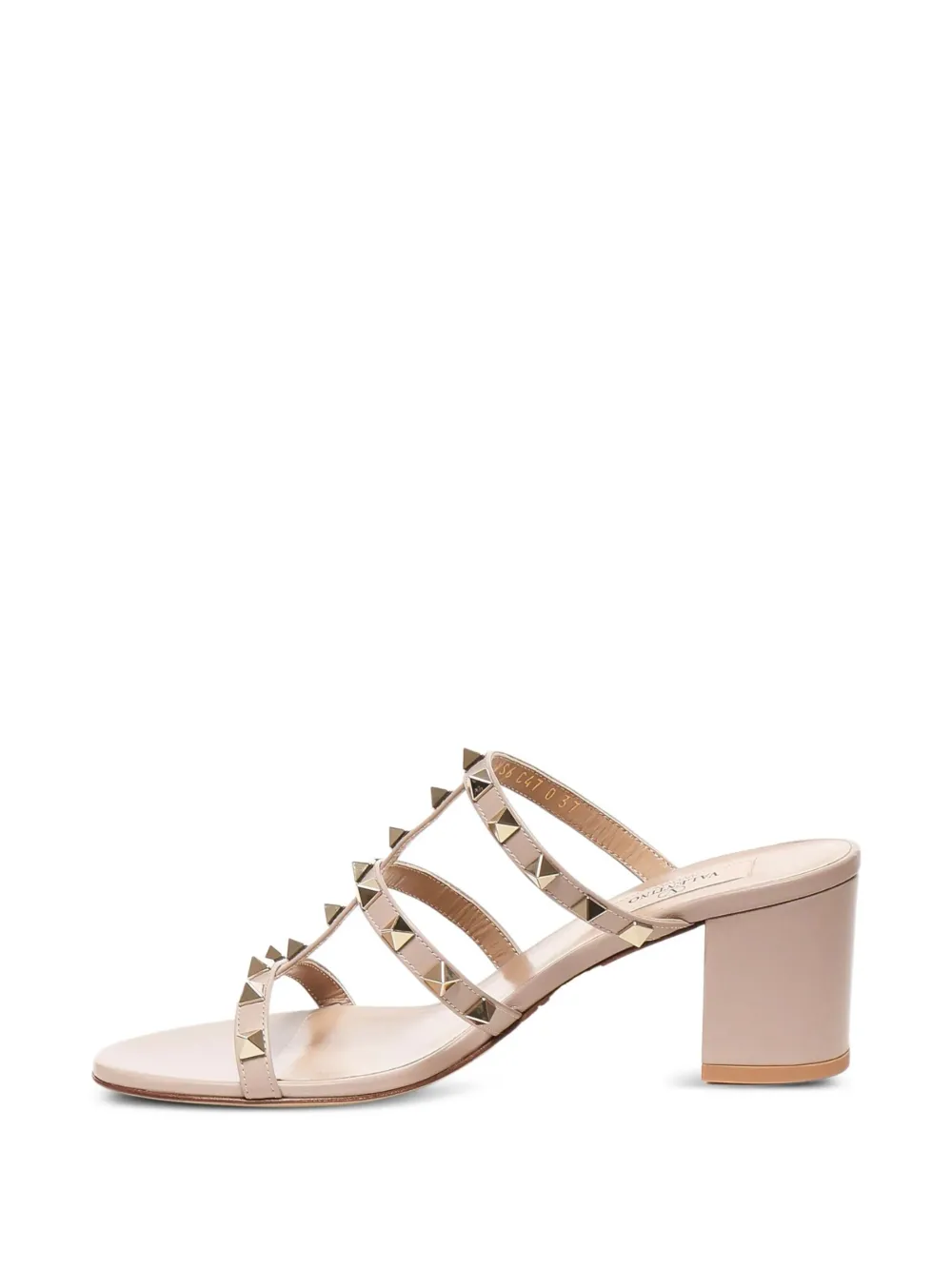 Valentino Garavani Rockstud 60mm sandalen Beige