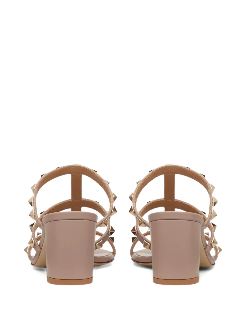 Valentino Garavani Rockstud 60 mm sandalen Beige