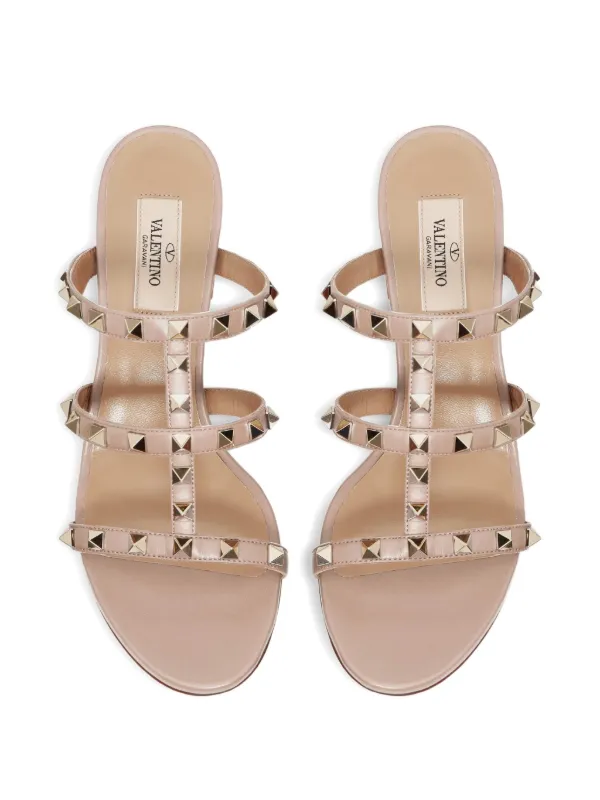 Valentino Garavani ロックスタッズ サンダル | ニュートラル