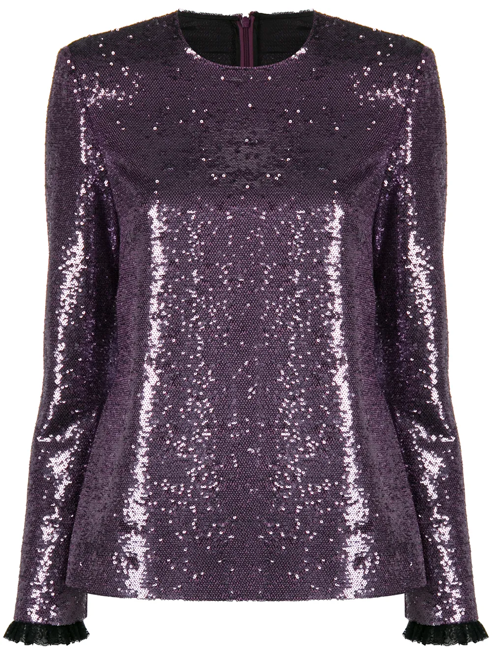 Philosophy Di Lorenzo Serafini Blouse met pailletten Paars