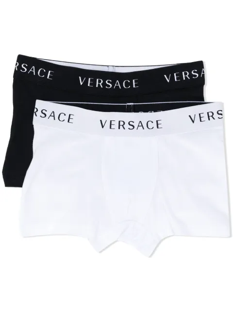 Versace Kids ropa interior con logo estampado