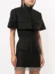 Vera Wang cropped knitted cape