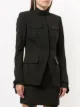 Vera Wang military style tailored jacket