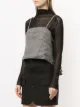 Vera Wang ruffle-back vest top