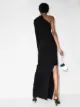 Supriya Lele ruched one-shoulder maxi dress