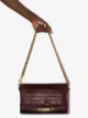 Alexander McQueen Story croc-effect leather shoulder bag