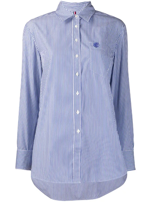 tommy hilfiger pinstripe shirt