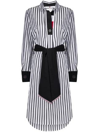 tommy hilfiger striped shirt dress