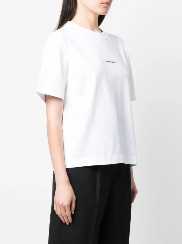 Acne Studios Reverse Logo Print T-shirt - Farfetch