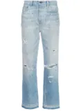 AMIRI Gradient Crystal Recon Denim Jeans ""Blue"" - White