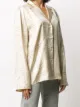 Totême Sanville monogram-print blouse