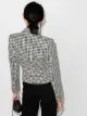 Alessandra Rich houndstooth-print fitted blazer