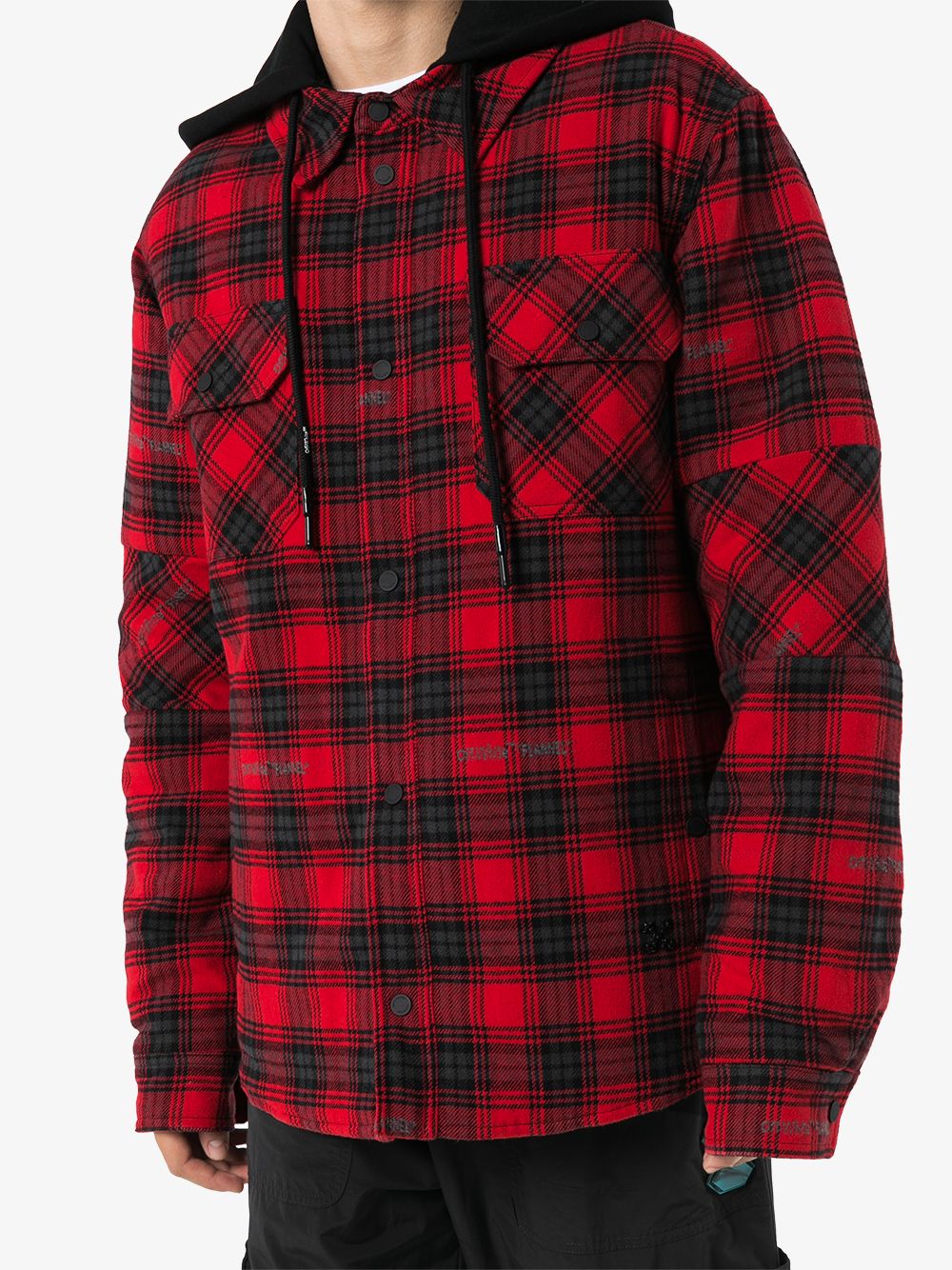 Off White Flannel Jacket