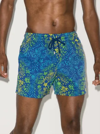 Moorise palm-print swim shorts展示图