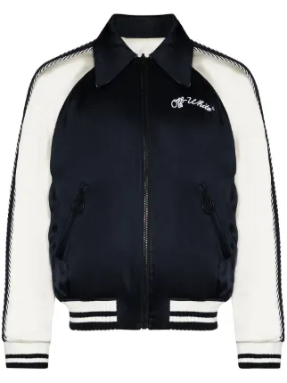 off white embroidered jacket