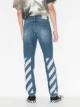 Off-White Diagonal Stripe slim-fit jeans