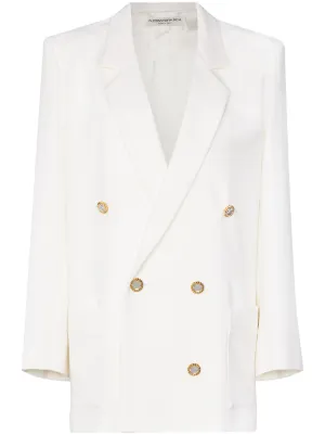 womens white blazer jacket